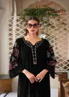 R 1476 By Shree Embroidery Velvet Pakistani Top With Bottom Wholesale Price In Surat
